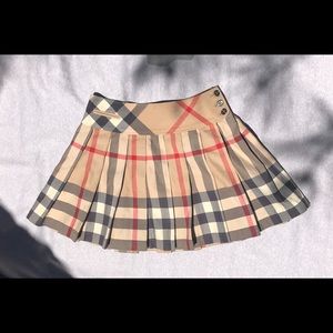 Burberry Pleated Skirt